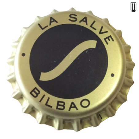 ESPAÑA (ES) Cerveza la Salve--Sin Usar Sin Plastico en el Reverso