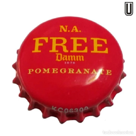 ESPAÑA (ES) Cerveza Damm Fábrica de Cerveza S.A. BO KC06300. Sin plastico en el reverso