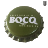 BÉLGICA (BE)  Cerveza Bocq (Brasserie du) Sin usar sin plástico en el reverso