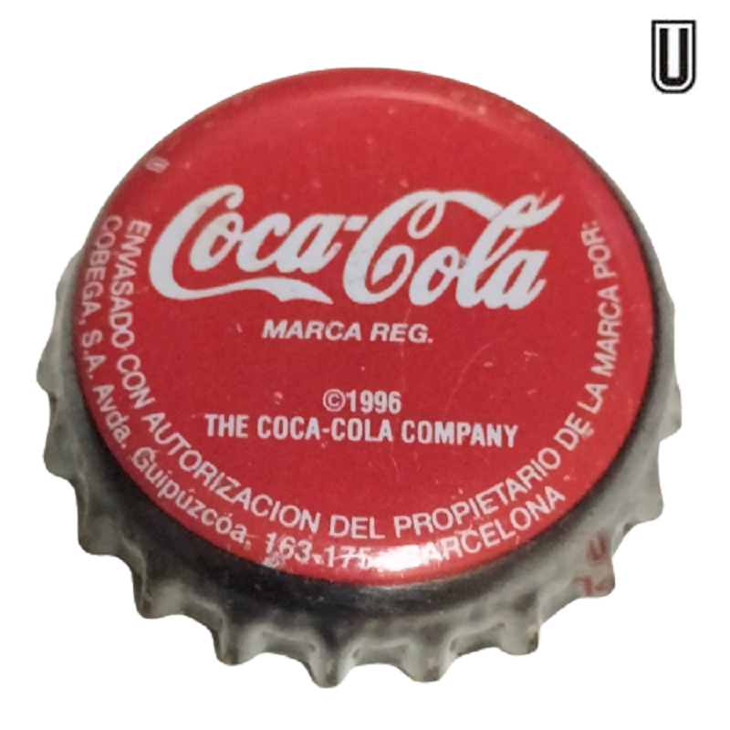 ESPAÑA (ES)  Cola Coca Cola (F.C. Barcelona 2006) (White)