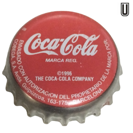 ESPAÑA (ES)  Cola Coca Cola (F.C. Barcelona 2006) (White)