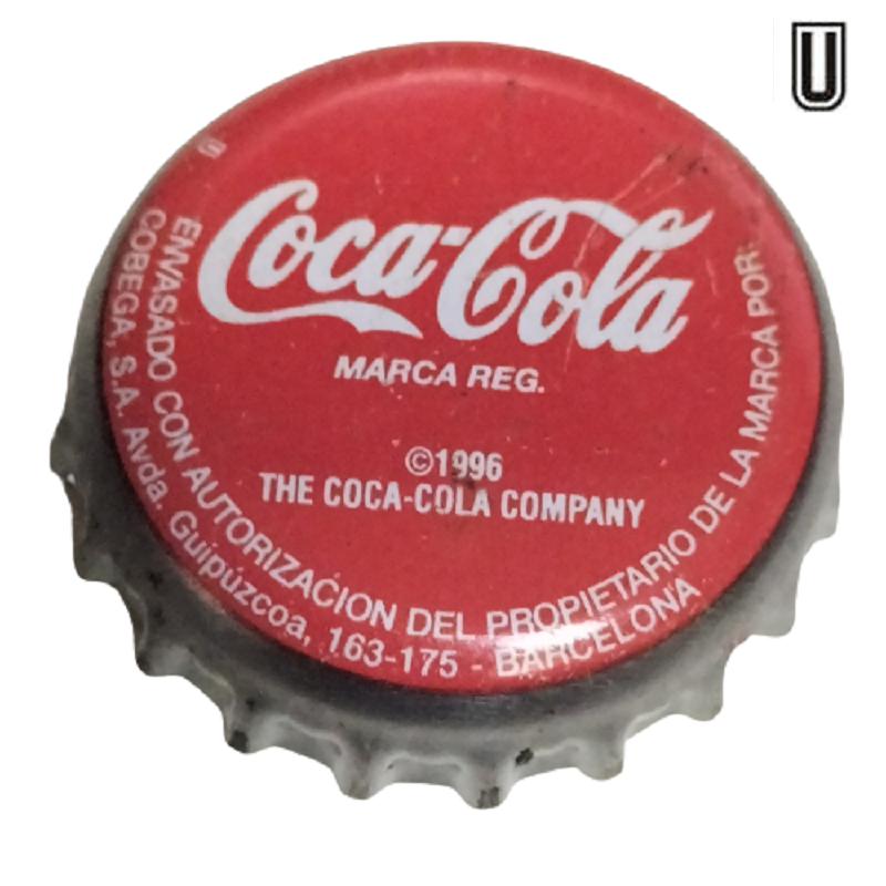 ESPAÑA (ES)  Cola Coca Cola (F.C. Barcelona 2006) (White)