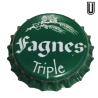 BÉLGICA (BE)  Cerveza Fagnes (Brasserie des) Sin usar sin plástico en el reverso