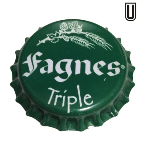 BÉLGICA (BE)  Cerveza Fagnes (Brasserie des) Sin usar sin plástico en el reverso