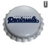 ESPAÑA (ES)  Cerveza Península, (Cerveceria) Sin usar sin plástico en el reverso