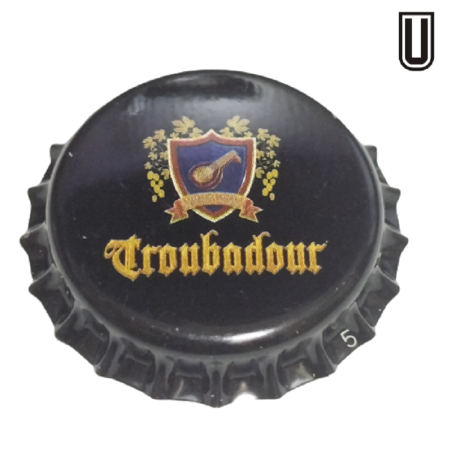 BÉLGICA (BE)  Cerveza Musketeers, Brouwerij The Sin usar sin plástico en el reverso