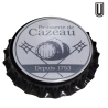 BÉLGICA (BE)  Cerveza Cazeau (Brasserie de) Sin usar sin plástico en el reverso