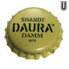 ESPAÑA (ES)  Cerveza Damm Fábrica de Cerveza, S.A. BO KC05700. Sin usar sin plástico en el reverso