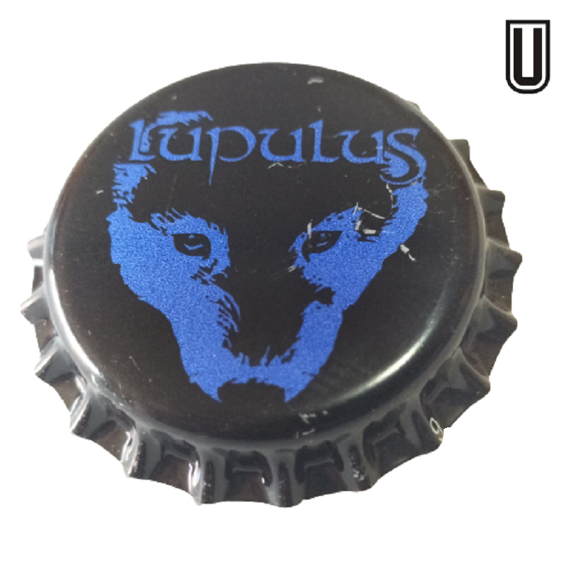BÉLGICA (BE)  Cerveza Lupulus (Brasserie) Sin usar sin plastico en el reverso