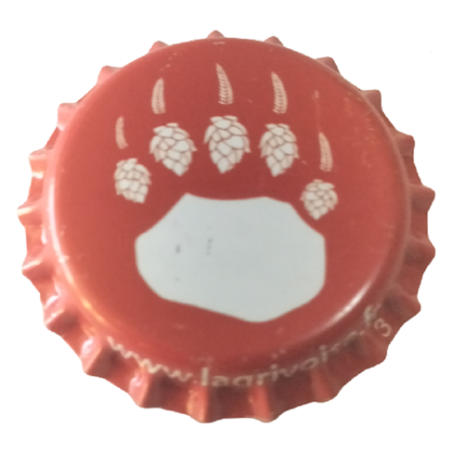 FRANCIA (FR)  Cerveza Agrivoise (Micro Brasserie l´) Sin usar sin plastico en el reverso