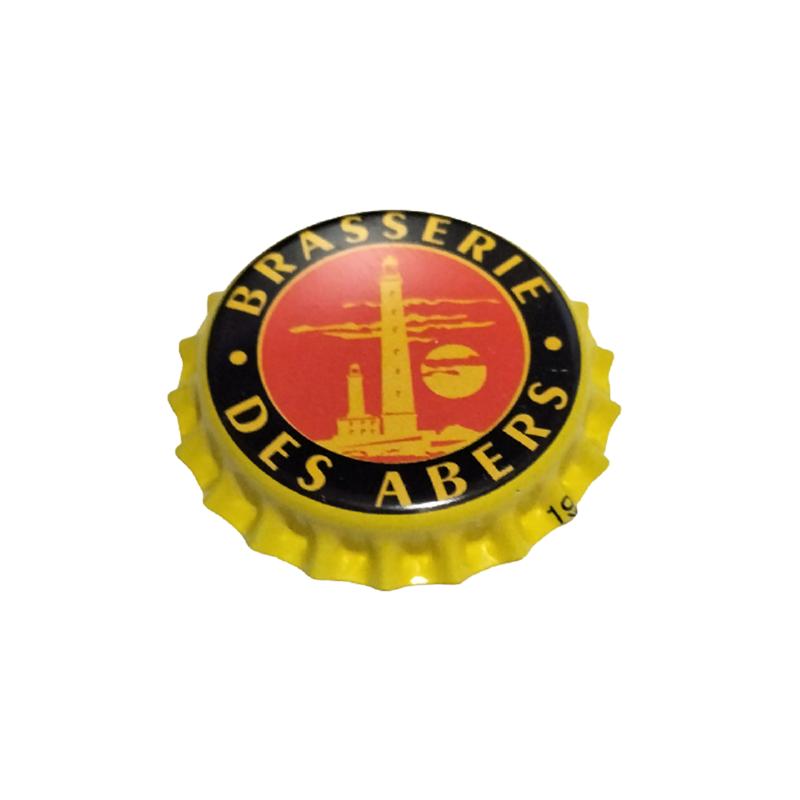 FRANCIA (FR)  Cerveza Abers (Brasserie des) Sin usar sin plástico en el reverso