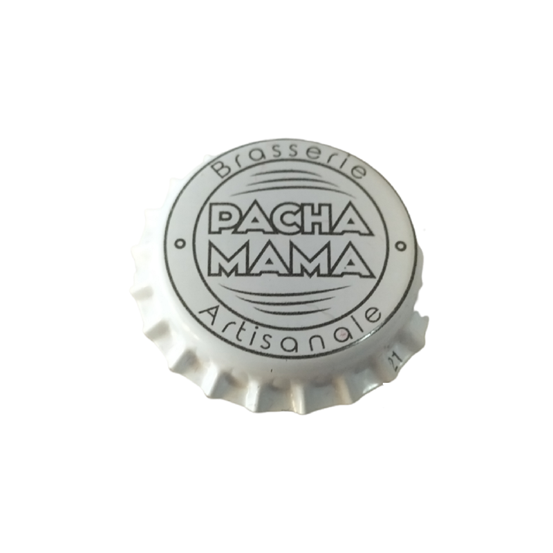 FRANCIA (FR)  Cerveza Pachamama (Brasserie) Sin usar sin plastico en el reverso