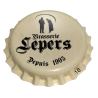 FRANCIA (FR)  Cerveza Lepers (Brasserie) Sin usar sin plástico en el reverso
