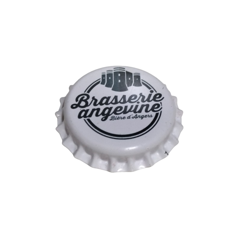 FRANCIA (FR)  Cerveza Angevine (Brasserie) Sin usar sin plastico en el reverso
