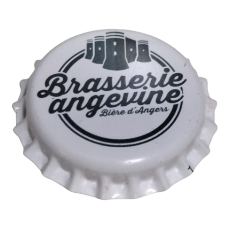 FRANCIA (FR)  Cerveza Angevine (Brasserie) Sin usar sin plastico en el reverso