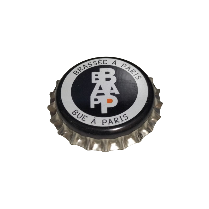 FRANCIA (FR)  Cerveza Les Brasseries Parisiennes Sin usar sin plástico en el reverso