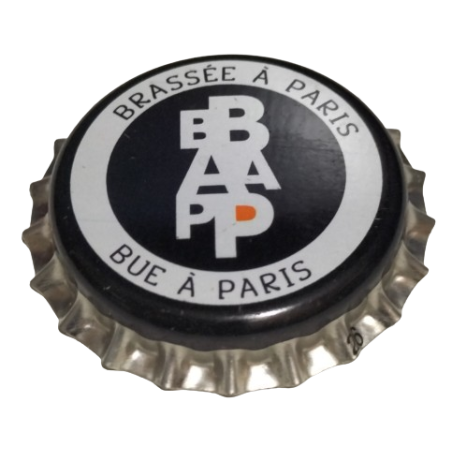 FRANCIA (FR)  Cerveza Les Brasseries Parisiennes Sin usar sin plástico en el reverso