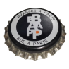 FRANCIA (FR)  Cerveza Les Brasseries Parisiennes Sin usar sin plástico en el reverso