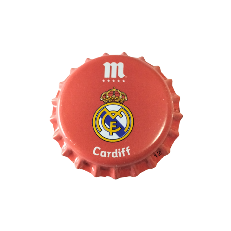 ESPAÑA (ES) Cerveza Mahou S.A.-R-7236-Sin  usar sin plástico en el reverso