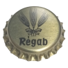 GABON (GA)  Cerveza Societé des Brasseries du Gabon (SOBRAGA)Sin usar sin plástico en el reverso