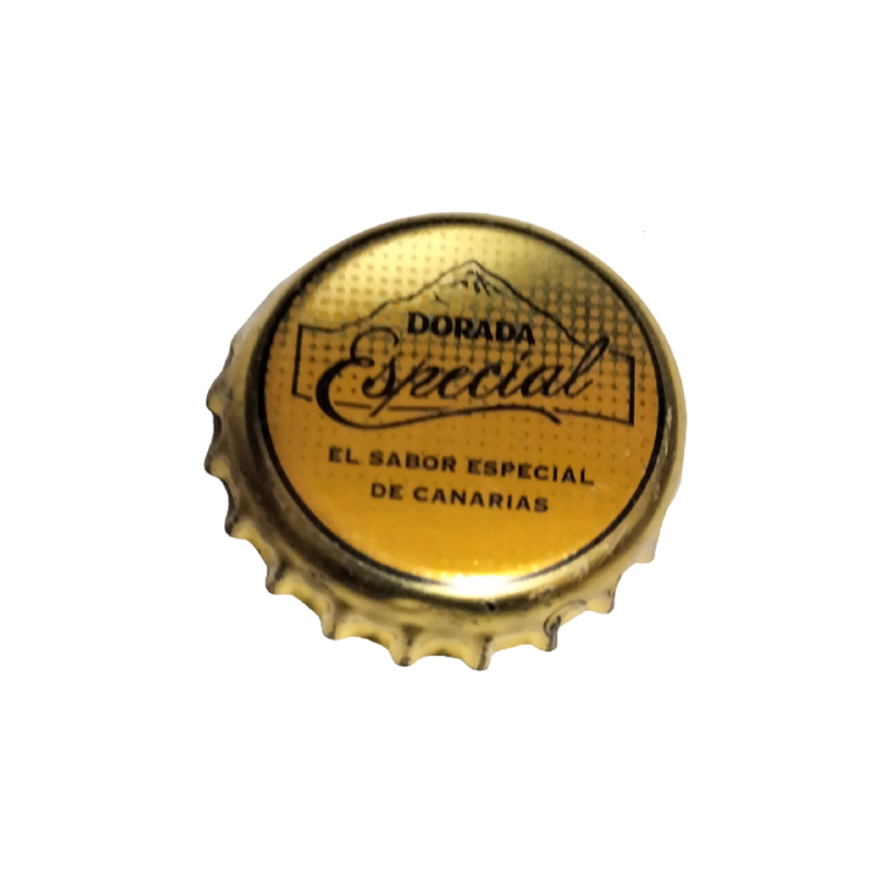 ESPAÑA (ES)  Cerveza Cia. Cervecera Canarias (Dorada)