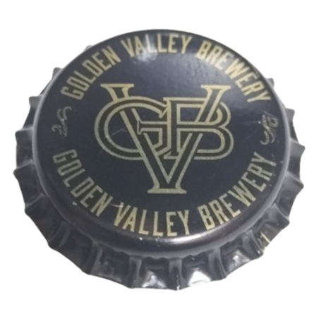ESTADOS UNIDOS (US)  Cerveza Golden Valley Brewery Sin usar sin plastico en el reverso