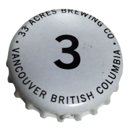 CANADÁ (CA)  Cerveza 33 Acres Brewing Co