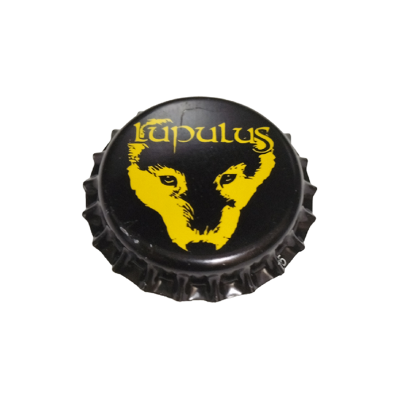 BÉLGICA (BE)  Cerveza Lupulus (Brasserie) Sin usar sin plástico en el reverso
