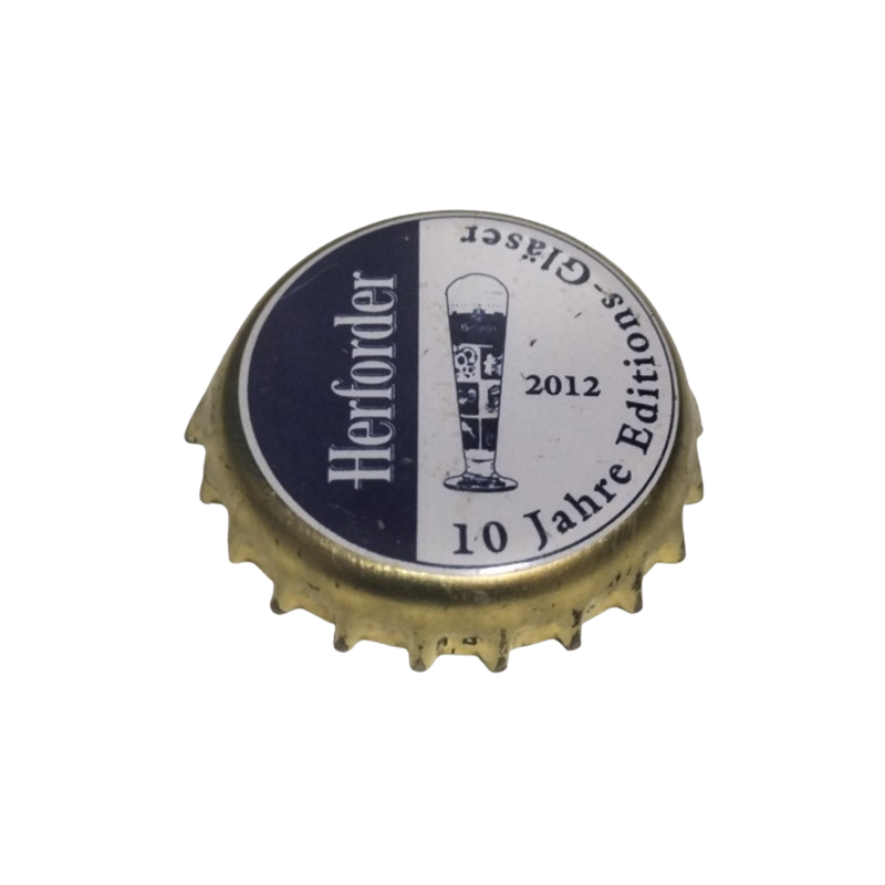 ALEMANIA (DE)  Cerveza Herforder (10 Jahre Editions-Gläser 2012)