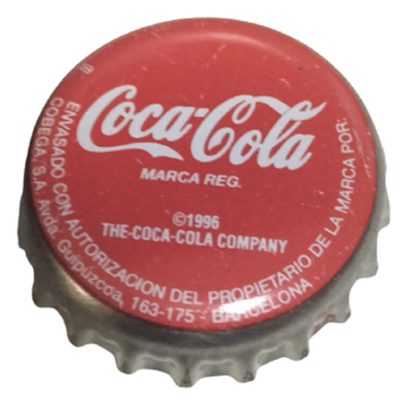 ESPAÑA (ES)  Cola Coca Cola (F.C. Barcelona 2006) (White)