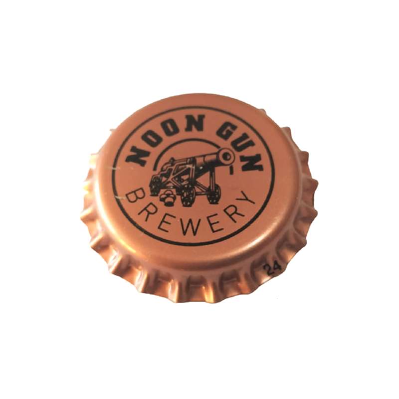 SUDÁFRICA (ZA)  Cerveza Noon Gun Brewery Sin usar sin plastico en el reverso