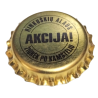 LITUÀNIA (LT)  Cerveza Rinkuškiu Sin usar