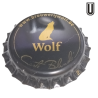 BÉLGICA (BE)  Cerveza Wolf (Brouwerij) Sin usar sin plástico en el reverso