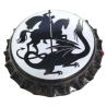 ESPAÑA (ES)  Cerveza Sant Jordi, (Cervesa) Sin usar sin plástico en el reverso