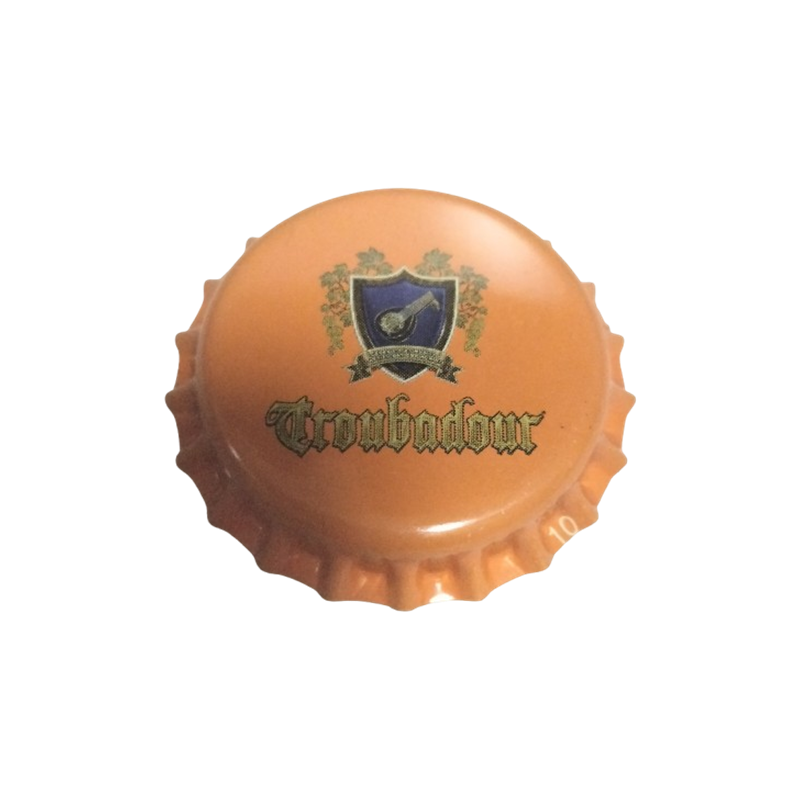 BÉLGICA (BE)  Cerveza Musketeers, Brouwerij The Sin usar sin plástico en el reverso