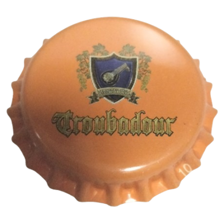 BÉLGICA (BE)  Cerveza Musketeers, Brouwerij The Sin usar sin plástico en el reverso