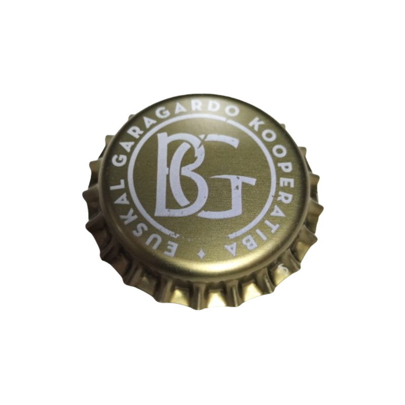 ESPAÑA (ES)  Cerveza Kaia Koop Elkarte Txikiak Sin usar sin plástico en el reverso