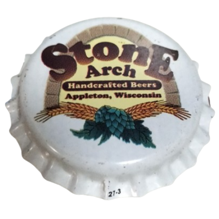 ESTADOS UNIDOS (US)  Cerveza Stone Cellar Brewpub Sin usar