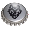REINO UNIDO (GB)  Cerveza Black Wolf Brewery Ltd. Sin usar sin plástico en el reverso