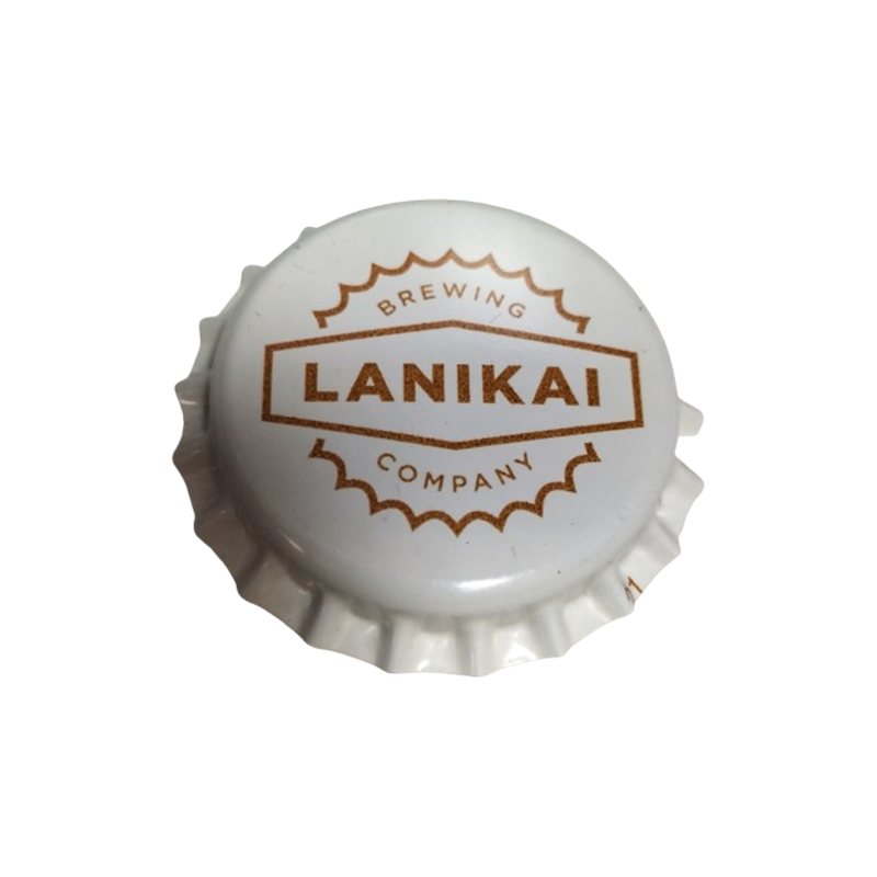 ESTADOS UNIDOS (US)  Cerveza Lanikai Brewing Co. Sin usar sin plastico en el reverso