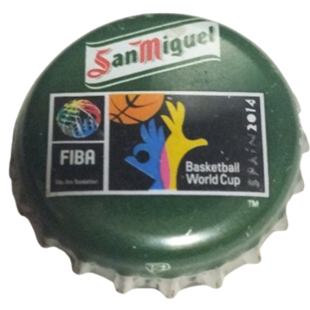 ESPAÑA (ES)  Cerveza San Miguel Fábricas de Cerveza y Malta S.A. (Mundial Basquet 2014) R-4771