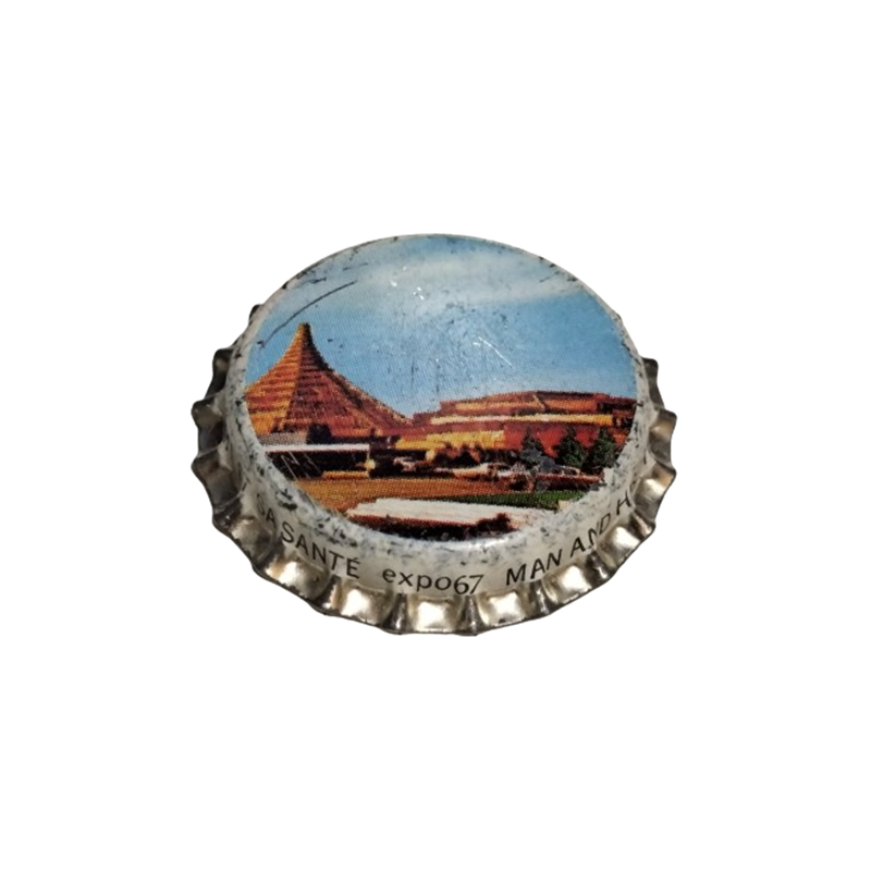 CANADÁ (CA)  Cerveza Dow Brewery Sin usa (Chapas picadas)