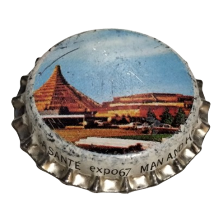 CANADÁ (CA)  Cerveza Dow Brewery Sin usa (Chapas picadas)