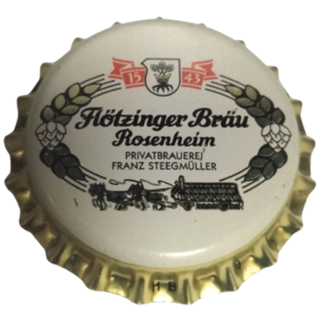 ALEMANIA (DE)  Cerveza Flötzinger Brauerei Franz Steegmüller KG--Sin usar