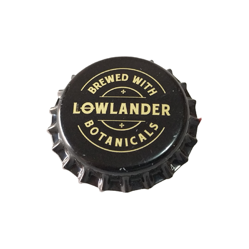 PAÍSES BAJOS (NL)  Cerveza Lowlander Beer Co--Sin usar sin plástico en el reverso