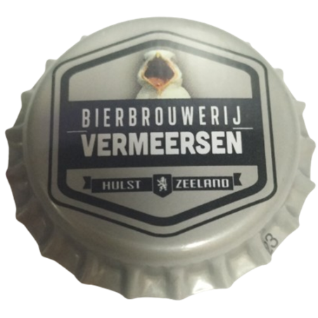 PAÍSES BAJOS (NL)  Cerveza Bierbrouwerij Vermeersen--Sin usar sin plástico en el reverso