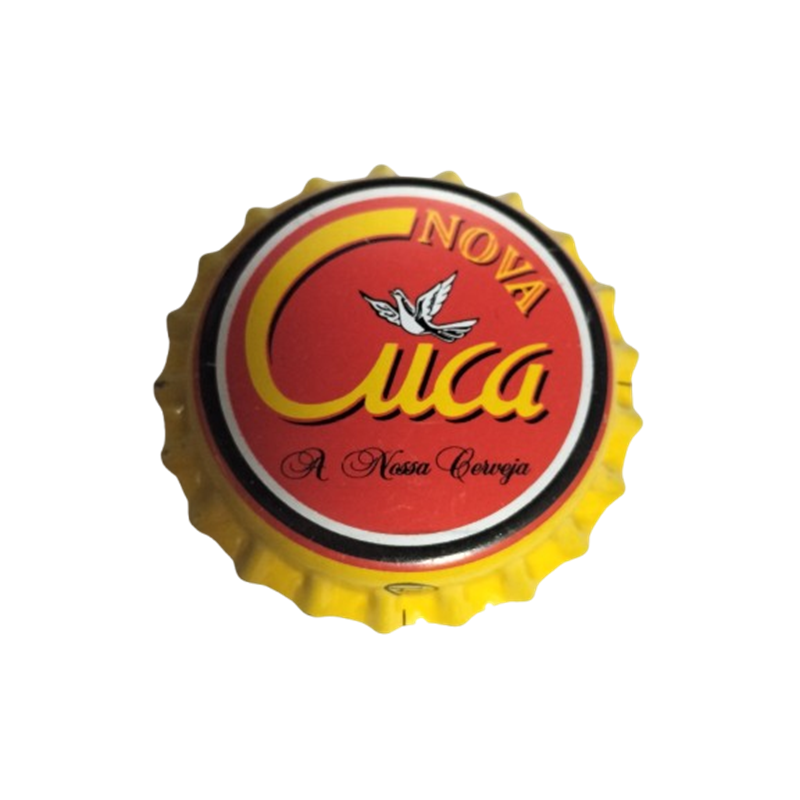 ANGOLA (AO)   Cerveza CUCA - "Companhia União de Cervejas de Angola, Sarl"--Sin usar