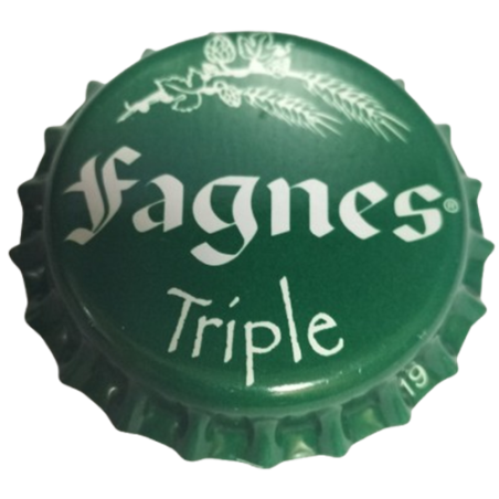 BÉLGICA (BE)  Cerveza Fagnes (Brasserie des)--Sin usar sin plástico en el reverso