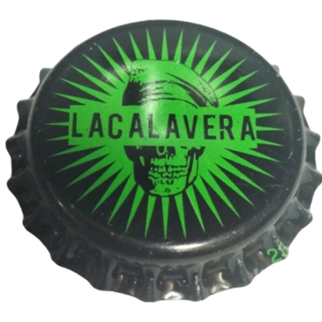 ESPAÑA (ES)  (La Calavera) Cerveza Cooperativa la Barricona (Sin usar)