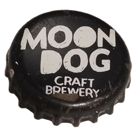 AUSTRALIA (AU)  CERVEZA  MOON DOG CRAFT BREWERY.